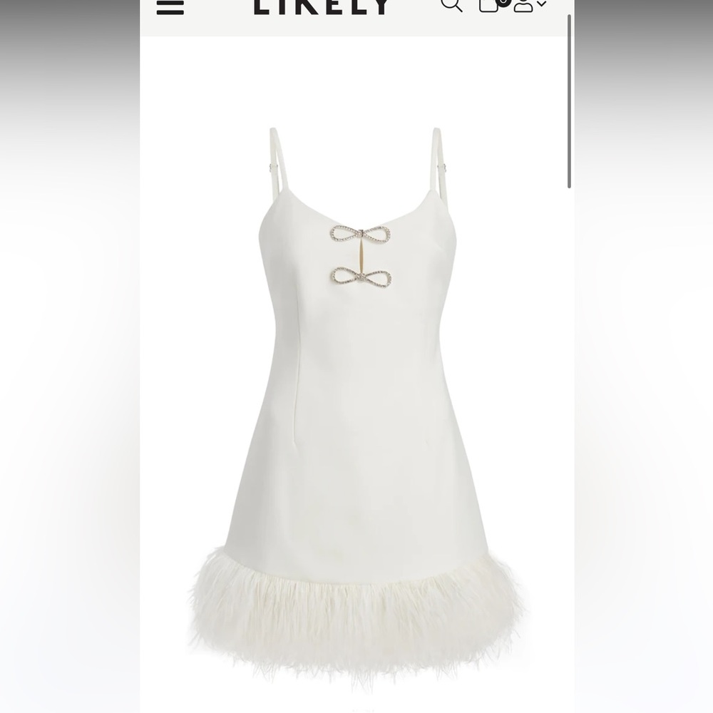 Likely White Mariany Dress Size 2